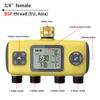 Digital Water Timer 4-Outlet Garden Irrigation Timer Rainwater Sensing Irrigation Watering System Precision Timing Controller