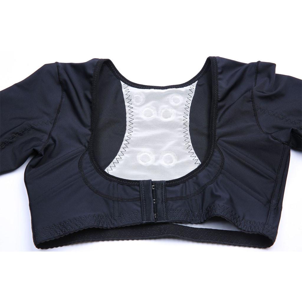 Женский утягивающий компрессионный утягивающий топ с коротким рукавом