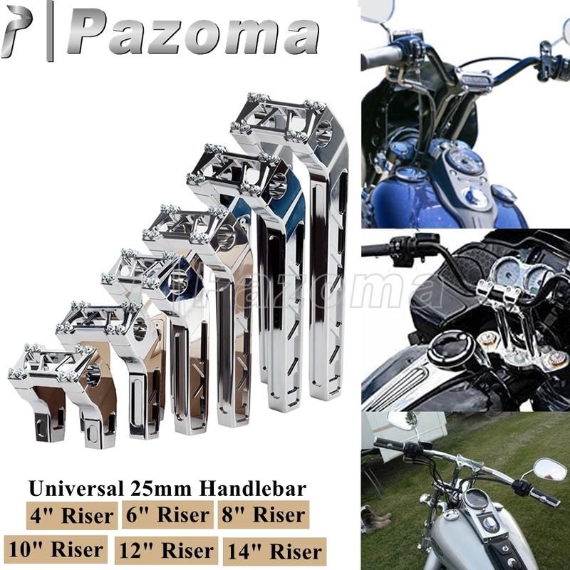 Для Harley Вынос руля 25 мм Зажим руля Вынос Подходит для 18-2022 Sportster Softail Street Bob Dyna FXBB FXFB FLSL FXBR