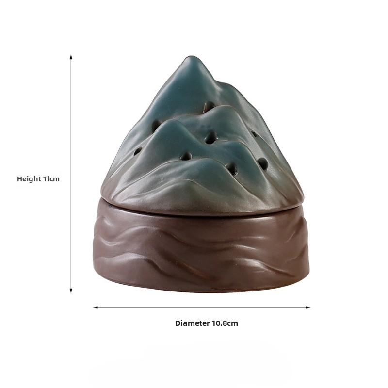 Керамическая курильница для благовоний Lotus Creative Retro Ornament Zen Aromatherapy Burner, без индивидуальной доставки благовоний