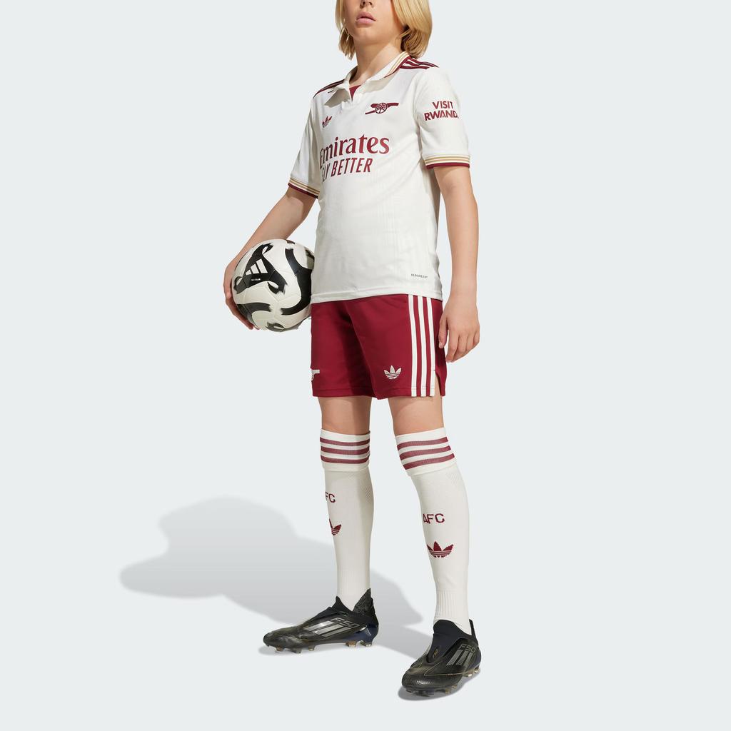adidas Оригинальные детские футболки с быстрым высыханием SS25 АРСЕНАЛ 25/26 ТРЕТЬЯ ФОРМА Детская JI9546