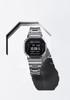 Часы Полностью Черные Серебристые [Casio] G-Shock - Металл, Bluetooth, Радиоуправляемые Солнечные, Безель, GMW-B5000BT-1JF, Мужские,