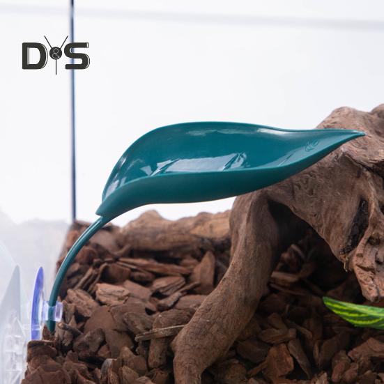 3 шт. Платформа для купания черепахи в форме листа, платформа для купания бородатой агамы с присосками, аксессуары для аквариума с древесной лягушкой, декор для аквариума с леопардовым гекконом