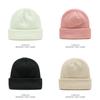 Унисекс Модная Хип-Хоп Шапка: Теплая вязаная шапка с вышивкой логотипа для осени и зимы