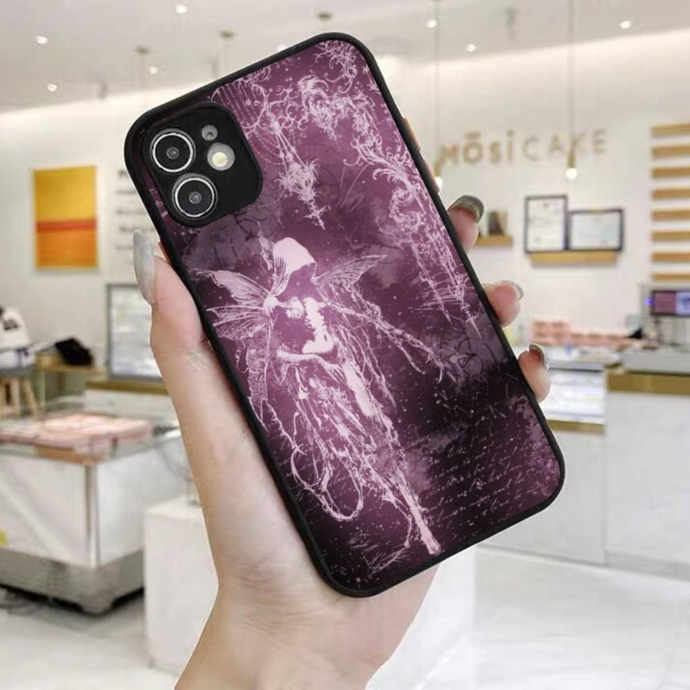 Готический Кокетливый Киберсигилизм Чехол для Телефона Для IPhone 16 15 14 X XR XS 7 8 Plus 11 12 13 Pro MAX 13mini Матовый Ударопрочный Чехол