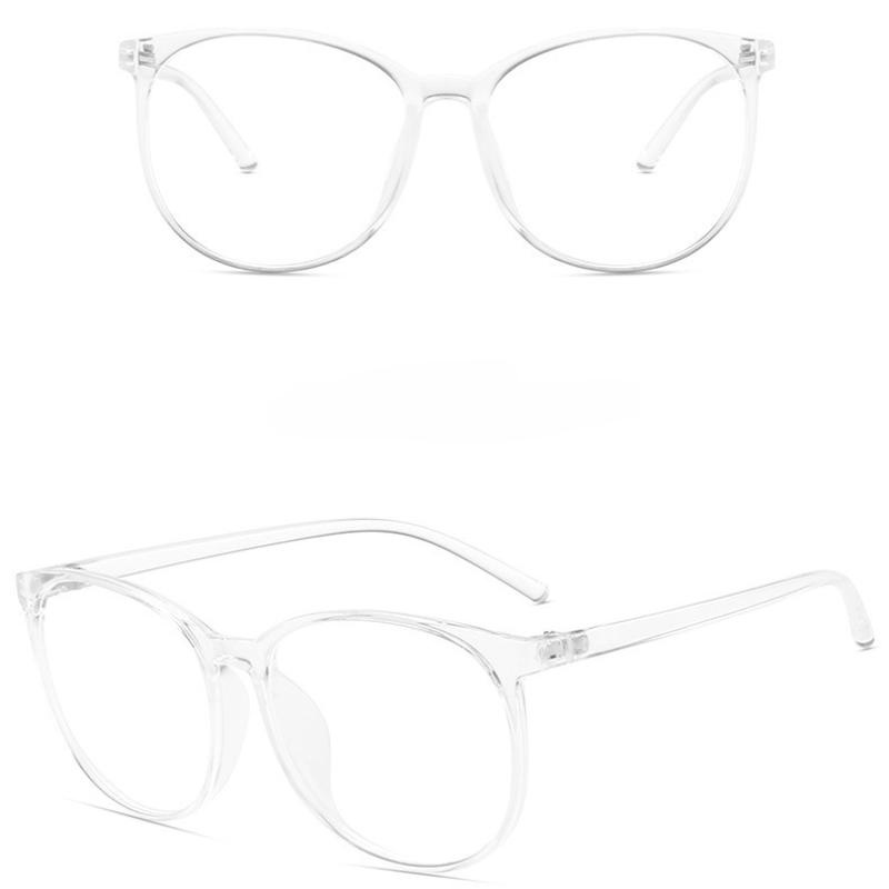 Прозрачные компьютерные очки в оправе для женщин и мужчин, круглые очки с защитой от синего света, блокирующие очки, оптические очки