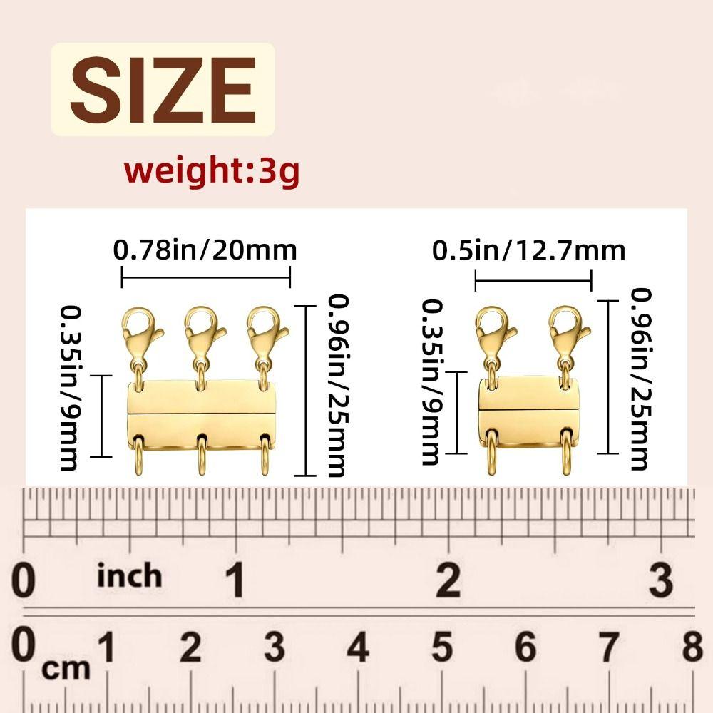 Layering Multi Necklace Magnetic Necklace Separator Jewelry Connector Jewelry Making