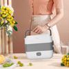 200w Electric Heated Lunch Box Portable Multi-functional Bento Box Food Container With Handle Design