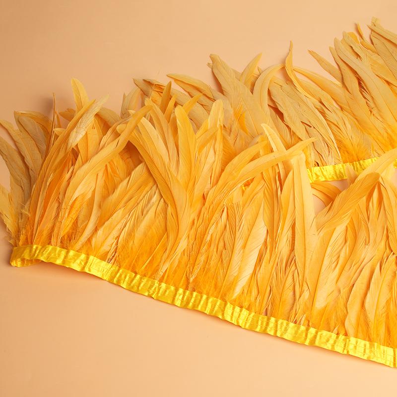 25-30 см полоски ткани с перьями для украшения сценического костюма своими руками