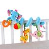 Baby Teether Plush Crib Mobile Stroller Hanging Toy Infant Educational Soothing Rattle Soft Grasping Puppet