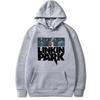 Толстовка с капюшоном Linkin Park Tour, графическая, модная, мужская, для весны и осени, повседневная, свободная