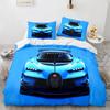 Sports Car King Queen Duvet Cover Cool Colorful Supercar Pattern Bedding Collection For Men Adult Race Car 23Pcs Polyester Quilt Cover