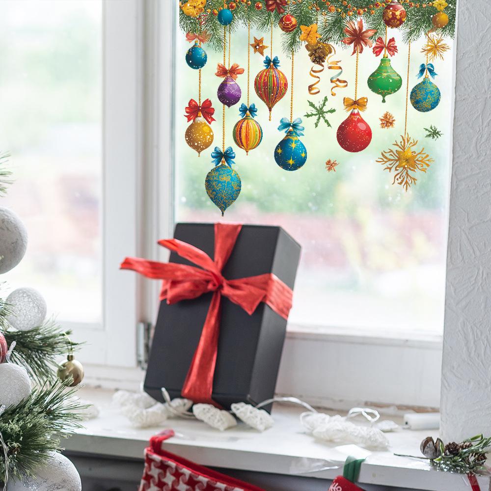 Рождественские подвесные шары, Наклейки для украшения и благоустройства ванной и туалета