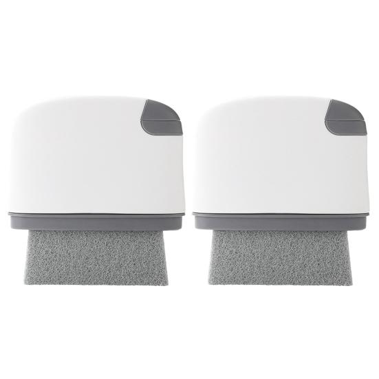 Щетка для чистки оконных пазов 2-в-1 Портативный захват для волос в дверных пазах