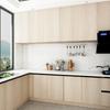 TOTIO Wood Grain Removable Wallpaper Light Yellow Walnut 40cm x 5m DIY Peel-Stick
