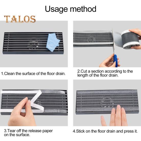 1 рулонный фильтр для слива волос, эффективный изолирующий фильтр для волос, отличная липкость, отличная сетка, наклейка для слива душа и ванны, кухонные принадлежности