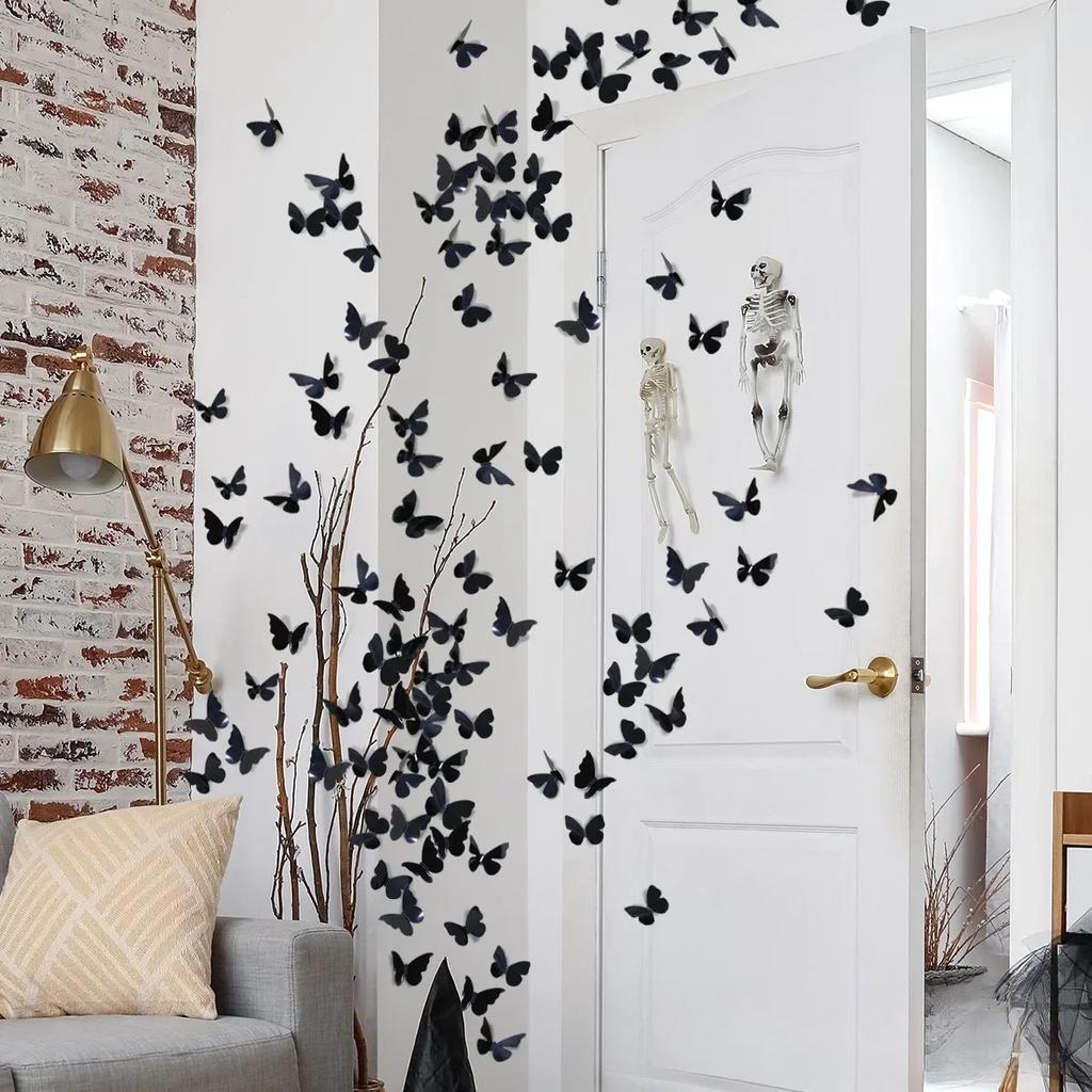 ПВХ 3d бабочка Настенный декор милые бабочки наклейки на стену художественные наклейки украшение дома комната настенное искусство
