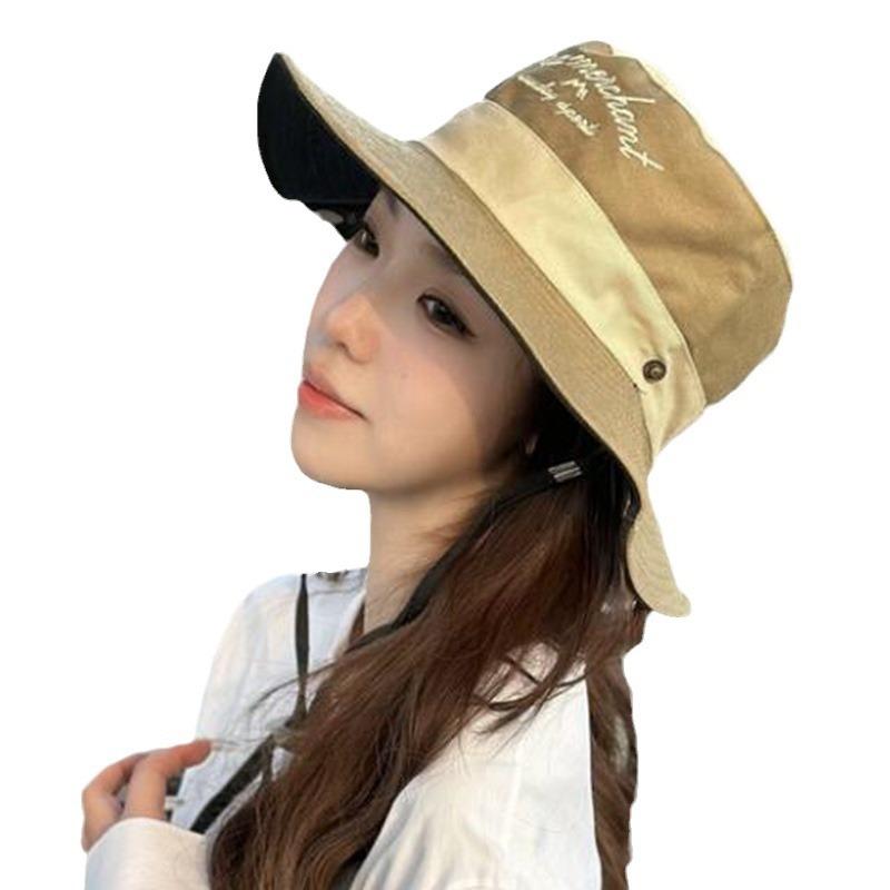 Красочные вышитые шляпы рыбака, защита от солнца весной и летом, защита от солнца на открытом воздухе, шляпа для альпинизма, шляпа для ковбоя в стиле вестерн