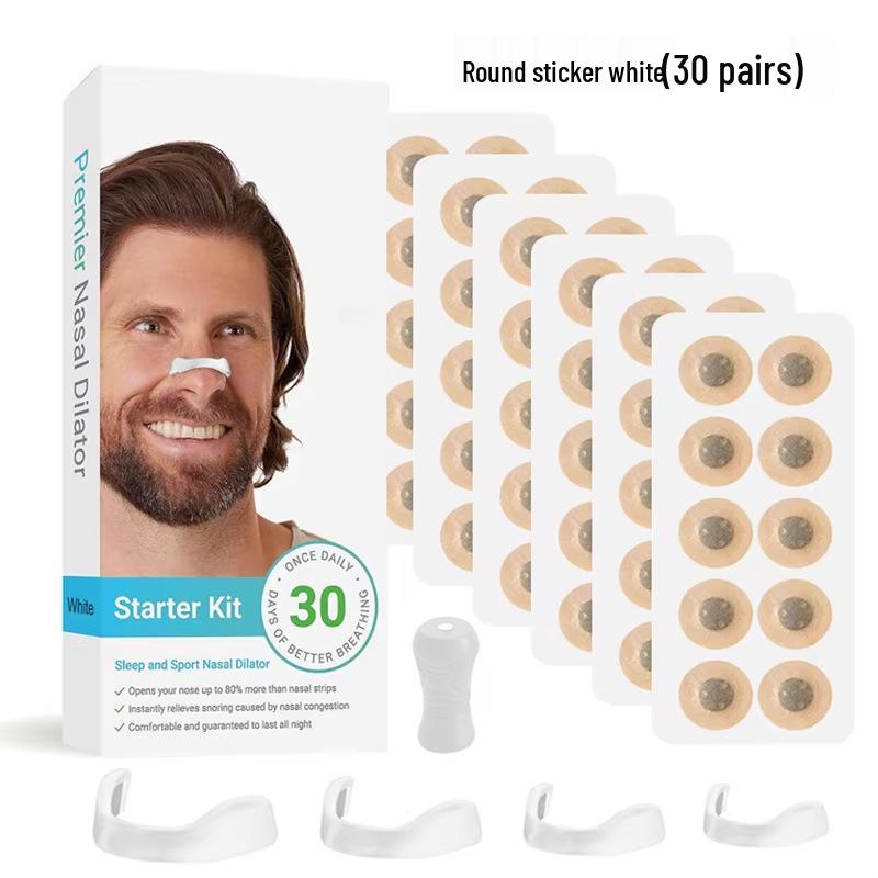 Магнитные назальные полоски и зажимы для носа для улучшения дыхания