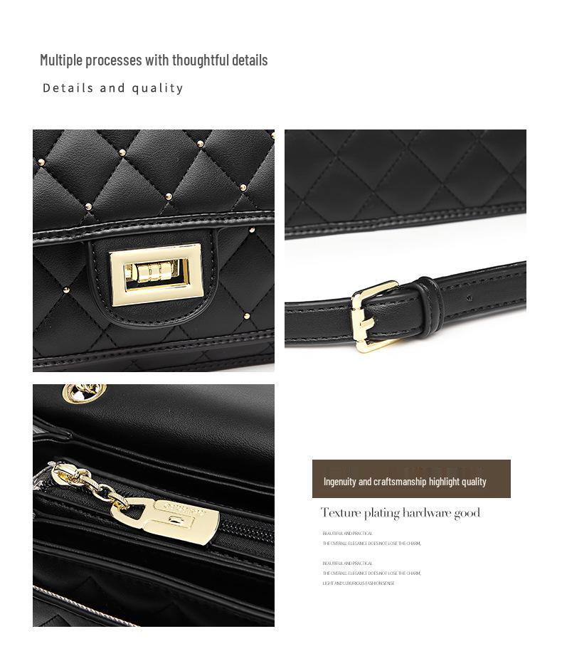 2025 Women's Quilted Star Embroidered Casual Bag