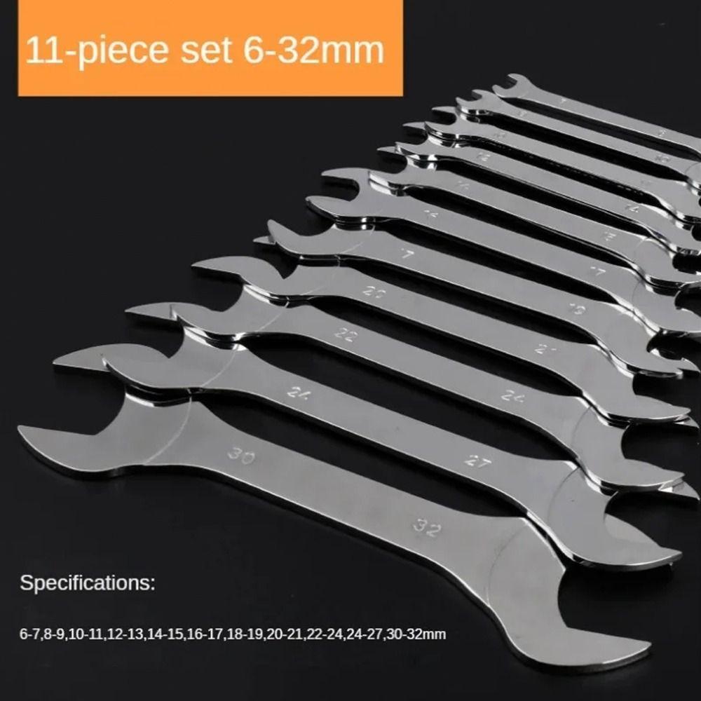 1Pcs 3mm Ultra-thin Thin Open End Wrench Hi-Spec Double-end Fixed Spanner  Car Bicycle Repair Tool