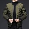 Padded-on Men's Autumn and Winter Padded Clothes Korean Version of Youth Thin Baseball Clothes Short Padded Jackets and Jackets