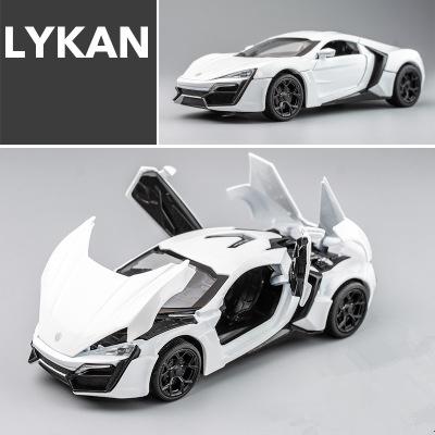 1:32 Lykan Hypersport Alloy Sport Car Model Diecast & Toy Metal Vehicles Supercar Model Simulation Collection Childrens Toy Gift