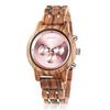 BOBO BIRD Wooden Watch Wood Lightweight Watch Quartz Analog Display Date Wood Watch Quartz Fashion Watch Wooden Watch Women's (P18-3)