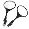 2Pcs Motorcycle Modified Folding Rearview Mirror Round Side Mirrors Replacement for KLX250 KL250