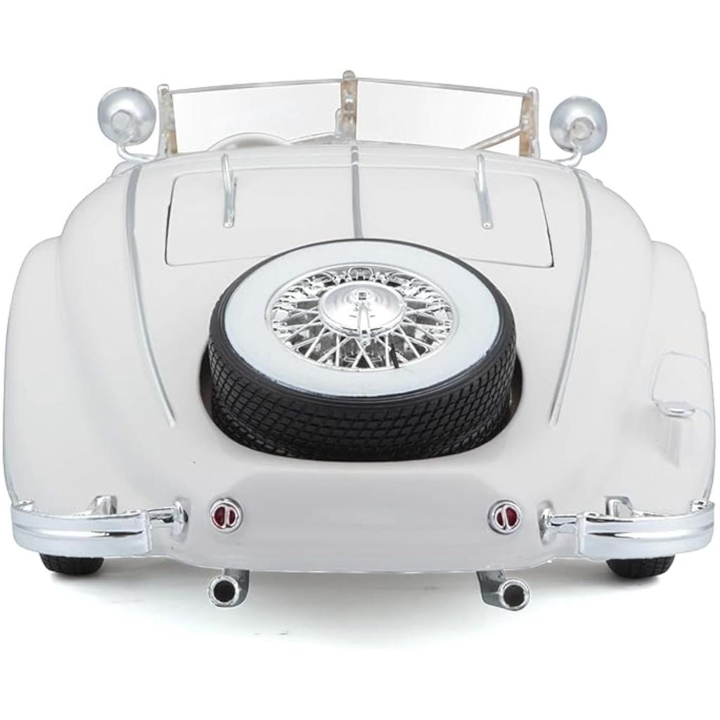 Maisto Mercedes Benz 500 K Type Specialroadster 1936 Premier Sea Edition Модель автомобиля Литая модель мини-машины Белый 1/18 Mercedes-Benz Off-road [Предмет]