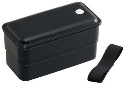 Skater Bento Box Silver Ion антибактериальная пушистая упаковка интегрированная 2 яруса 850 мл ретро французский BK Ag+ PALW9AG-A