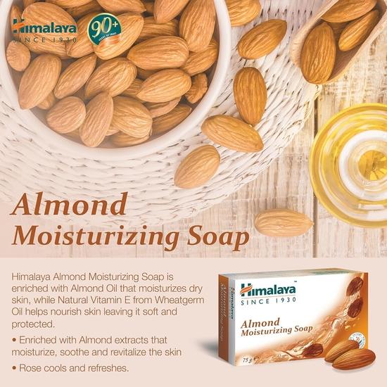 Himalaya Herbals Almond & Rose Soap, 75gm