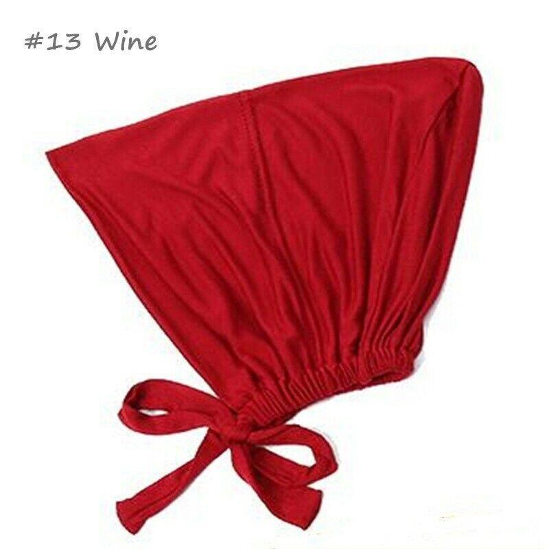 Muslim Scarves Women Muslim Clothing Solid Modal Caps Islamic Underscarf Bonnet Turban