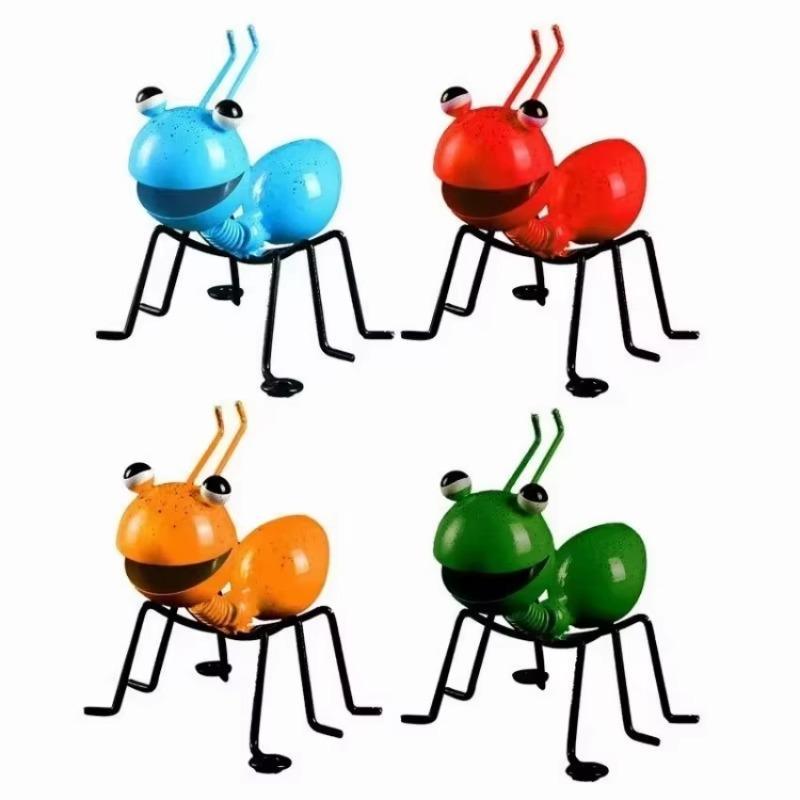 Креативные поделки с животными, поделки для украшения дома, кованое железо, металлическая муравьиная стена, висячие поделки, милые биомиметические фигурки для сада на открытом воздухе, подарок