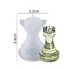 1 шт. 3D шахматная фигура силиконовая форма Международная шахматная форма для литья эпоксидной смолы для DIY хрустальные поделки из эпоксидной смолы