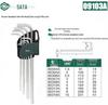 SATA Tools Набор из 9 удлиненных шестигранных ключей