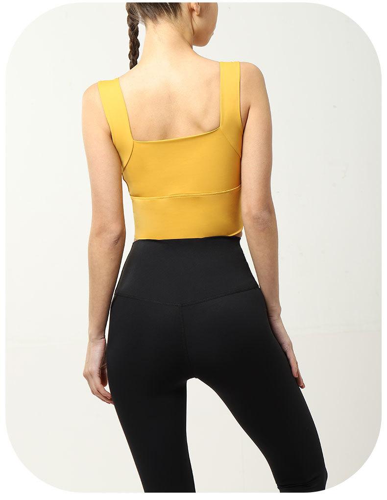 Женский удлиненный бюстгальтер для фитнеса, беспроводной бюстгальтер, нижнее белье с эффектом пуш-ап, противоударный спортивный жилет для бега, майка, бюстгальтер