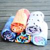 Customized Ultrafine Fiber Polyester + Nylon Abstract Leaf Pattern Sports Yoga Towel Non-slip Sweat-absorbent Portable Fitness