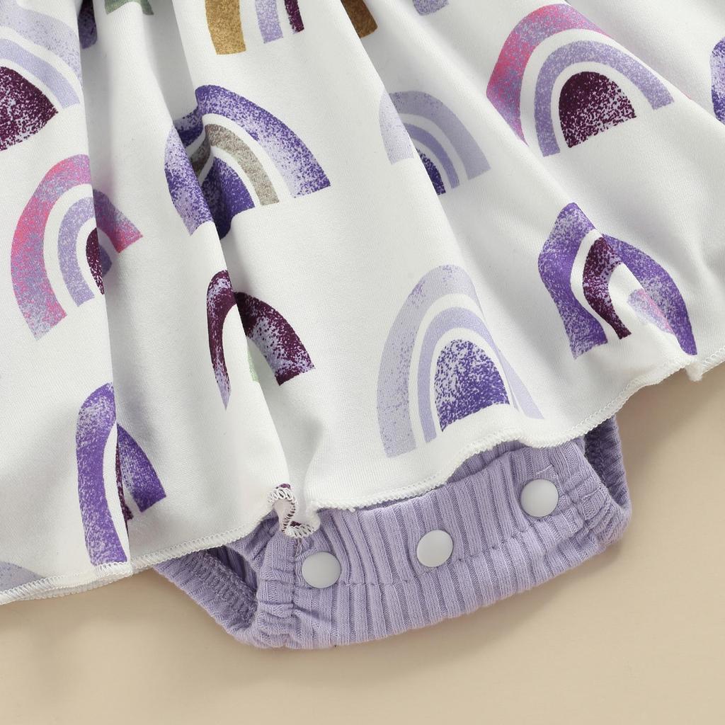 Летний комбинезон для маленьких девочек, платье с рюшами на рукавах и цветочным принтом, лоскутное боди + повязка на голову с бантом