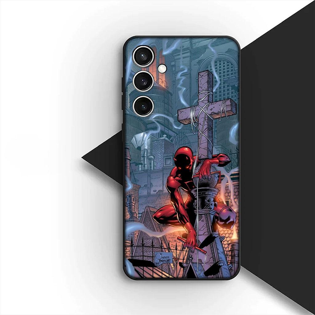Чехол для телефона для Xiaomi Redmi Note 14 13 Pro Plus ProPlus 14C A4 13C Pro+ 5G Корпус Мягкий чехол Обои Сорвиголова Marvel Постер