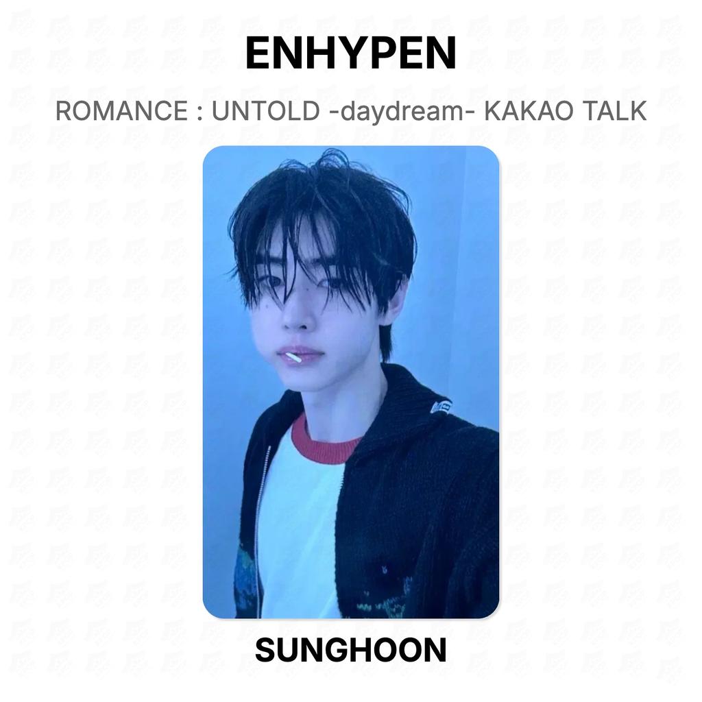 ENHYPEN РОМАНТИКА : UNTOLD -daydream- Официальная фотокарточка KAKAO TALK
