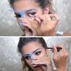 Ручная 3D-карточка для бровей с креплением на голову, двойного назначения, 8 инструментов в форме бровей для помощи новичкам в быстром рисовании симметричных бровей
