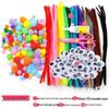 Красочный букет из синельной проволоки DIY - Плюшевый, Ручной работы, Весенний набор для творчества в макаронных оттенках для детей