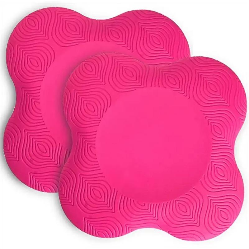 2pcs Yoga Portable Knee Pads Cushion Extra Thick for Knees Elbows Wrist Hands Head Foam Yoga Pilates Work Out Kneeling Pad