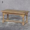 Miniature Wooden Dining Table Doll House Decoration Table Furniture Toys Simulation chair