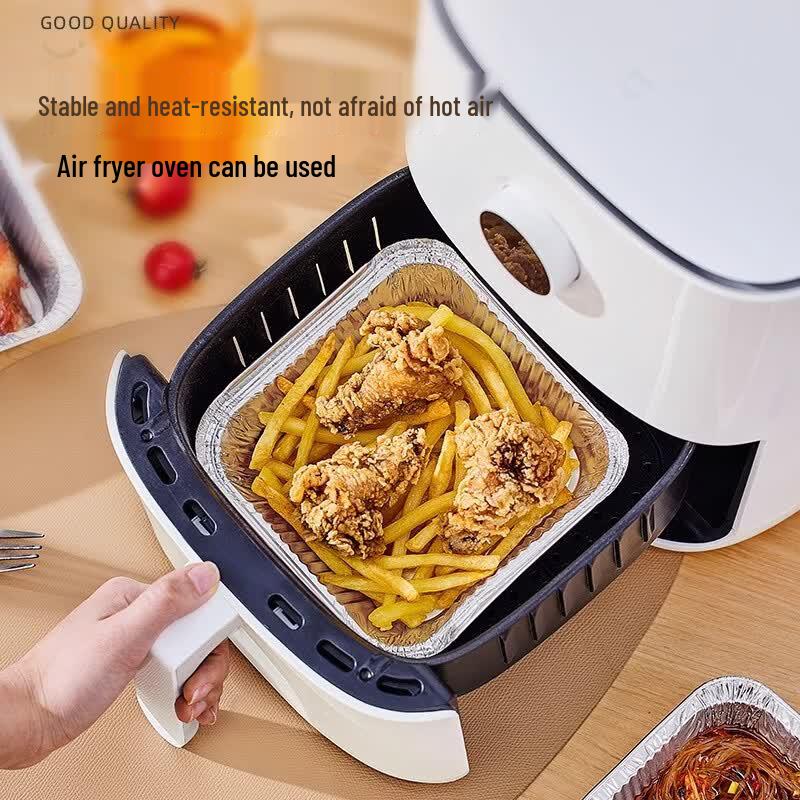 Disposable Square Air Fryer & Oven Foil Pans