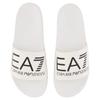 Emporio Armani EA7 Плоские сандалии-шлепанцы с открытым носком Унисекс Обувь Белый 7X000108AF15118U0001