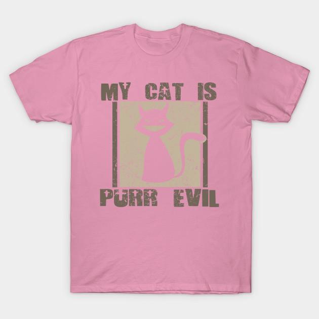 T Shirt Women Funny Purr Evil Satanist Satanic Cat Lover T Shirt Harajuku Print Kawaii Tshirt Summer Short Sleeve Female T-Shirt Top Tee