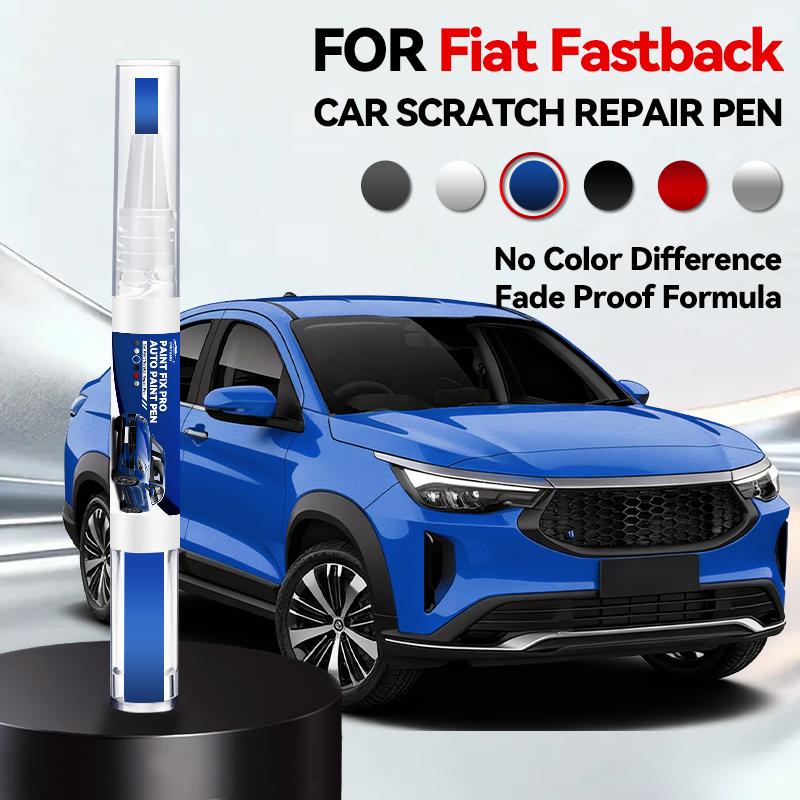 Car Paint Repair Pen For 2022-2025 FIAT Fastback Paint Scratch Repair Accessories White Blue Grey Amalfi Blue Volcano Black