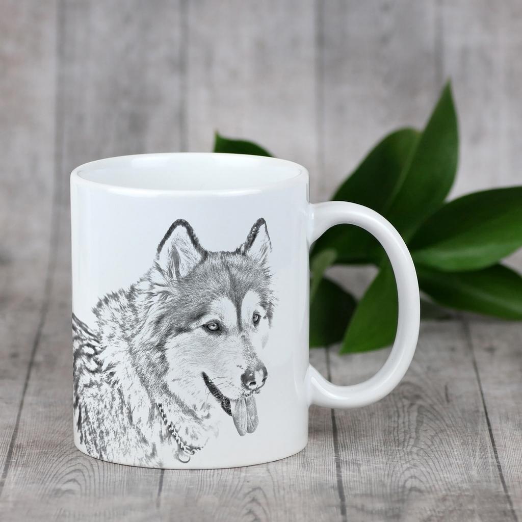 Alaskan Malamute - cup with a dog, personalized cup with a print, a classic gift for everyone from the Art-Dog brand